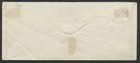1866 Toronto To Cobourg Cw Cover 2x Letter Rate  15 5c Beavers