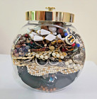 Mixed Jewelry Lot  3  Lbs  Necklaces  Bracelets  All Wearable  Some Signed 