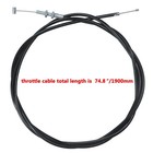75 Inch Throttle Cable For 90cc 110cc 125cc 150cc 250cc Go Kart Mini Bike Dirt