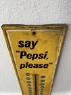 Vntg Pepsi-cola The Light Refreshment Thermometer Rare Old Advertising Sign 28   