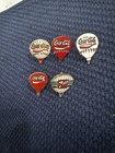 5 Vintage Albuquerque Coca Cola And Sprite Hot Air Balloon Pins