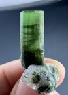 4 Gram Stunning Green Tourmaline Crystal Combine With Quartz From Afghanistan