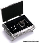 Vintage Metal Jewelry Box Small Trinket Jewelry Storage Box For Rings Earrings N
