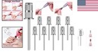 Versatile Nail Drill Bits   Sanding Bands - 10 Pieces For Manicure Perfection