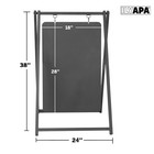 Metal Double Sided Swinging Magnetic Dry Erase Board Sidewalk Sign A-frame 24x38