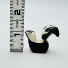Vintage Hagen Renaker Mom Skunk Miniature Figurine 1970 Pink Nose