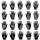 Xmasir Henna Tattoo Stencil Kit temporary Tattoo Template Set Of 20 Sheets In   