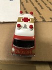 Aurora Original Afx Ho Slot Car Red   Gold Rescue Van Body-nos Factory Tissue Mt