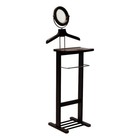 Winsome Carson Transitional Solid Wood Valet Stand With Mirror In Espresso