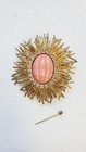 Joan Rivers  Spiky Oval Brooch   For Repair Or Parts