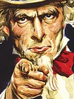 Uncle Sam   i Want You  1917 World War I Recruiting Poster - 18x24