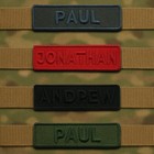 Custom Name Tag Patch Tactical Military Personalized Iron-on Embroidered Badge