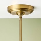 Brass With Rattan Shade Pendant Light - Hearth   Hand With Magnolia