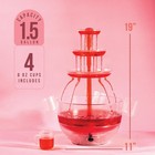 Drink Fountain For Parties - 1 5 Gal  3 Tier Punch Bowl Champagne Tower  Led    