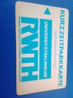 University Hospital Aachen Parking Card Rrr Test Card Magnetic Card Autelca Swiss