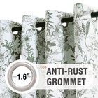 H versailtex Blackout Curtains 84 Inch Length 2 Panels Set Floral Print Curtain