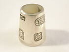 Golden Jubilee Silver   Hardstone Thimble Hallmarked London 2002 By Scott-walker
