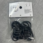 Window Curtain Clip Rings Set Of 14 Black