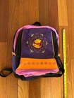 Vintage Winnie The Pooh Backpack Purple Orange Pink Approx 17x12x5 Canvas