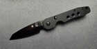 Spyderco Smock Black Aluminum  Black Ticn Cpm-cruwear-c240bkalbkcwp-    exclusive