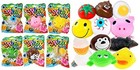  Splat Ball Sticky   Stretchy  pack Of 6 Assorted  Sensory Stress Relief Toy  