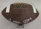 Rueben Owens   Le veon Moss Signed Ncaa Football Texas A m Aggies Beckett Auto 