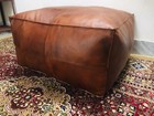 Top Quality Footrest Aamazing Leather Moroccan Genuine Ottoman Pouffe Footstool