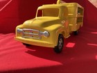 Rare Vintage Buddy L Yellow 1955 Pressed Steel Coca Cola Delivery Truck  14
