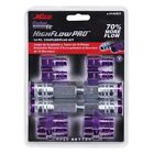 Milton   Colorfit   Highflowpro   Coupler   Plug Kit  v-style  Purple  - 1 4  Npt