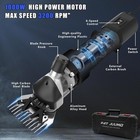 Sheep Shears 1000w Professional Heavy Duty Electric Animal Grooming Clippers For