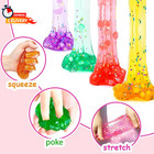 8 Pack Clear Crystal Slime Kit For Kids  Jelly Cube Crunchy Slime Making Kit Wit