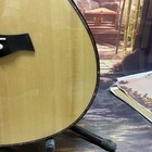 914 Acoustic Electric Guitar Natural Finish With Pickguard Solid Spruce Top New 