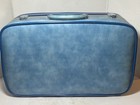 Vintage Ventura Suitcase Hard Case Blue Travel Luggage Combo Lock