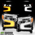 For 2022-2024 Chevy Silverado 1500 Chrome Led Drl W  White Animation Headlights