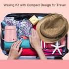 Kit Para Depilar Profesional Calentador De Cera Caliente Depiladora Depilatoria 