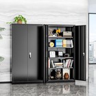 72  Heavy-duty Steel Cabinet With 2 Locking Doors   4 Adjustable Shelves