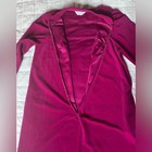 Vintage Vanity Fair Burgundy Quilted Velour Grannycore Robe   Nightgown - Large