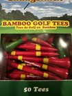 Caddyshack X Putt Buddies Bamboo Golf Tees 50 Tees 2 3 4  70 Mm  Bushwood Red