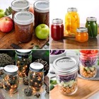 100 Counts Canning Lids Wide Mouth Leak-proof Mason Jar Lids For Ball 86mm