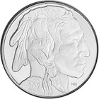 Twenty  20  1 Oz Highland Mint Silver Round - Buffalo  999 Roll Tube Of 20