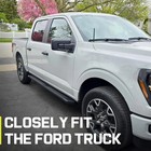 Pair Running Board Nerf Bar Compatible With 17-25 Ford F250 Superduty Crew Cab