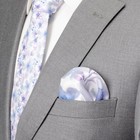 Watercolor Lavender Mix Men s Silk Pocket Square