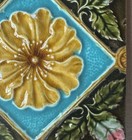 England - Antique Art Nouveau Majolica Tile C1900