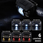 Outdoor Head Lamp  Rechargeable Type-c  6modes  1000  Lumens  Ipx5 Waterproof Fl