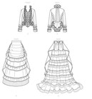 Sewing Pattern Sew Womens Costume - Jacket Skirt Victorian Edwardian 1900s 6922