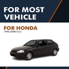 Pair 2 Rear L-r Liftgate Lift Support For 1996-2000 Honda Civic Hatchback 2 Door