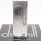 Dunhill Lighter Silver Stripe Pattern-ultrasonically Cleaned_working