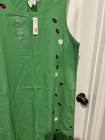 Vintage Mandal Bay Green Embroidered Dress Xl Cotton