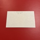 Signed Willie Mosconi 3x5 Index Card