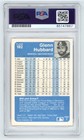 Glenn Hubbard Braves With Snake Signed 1984 Fleer Baseball Card  182   Psa Auto